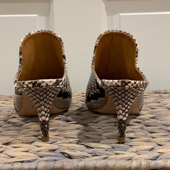 Veronica Beard Mule Python Embossed - Picture 4 of 8